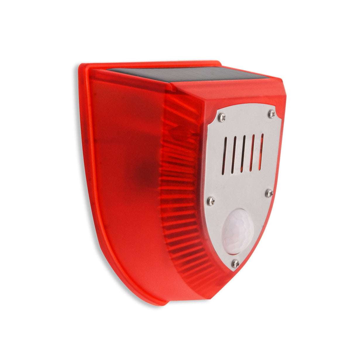 🎃Halloween-tilbud 50 % RABATT!🏡Solar PIR-bevegelsessensoralarm – 110 dB sirene, blinkende LED-lys og 4 moduser