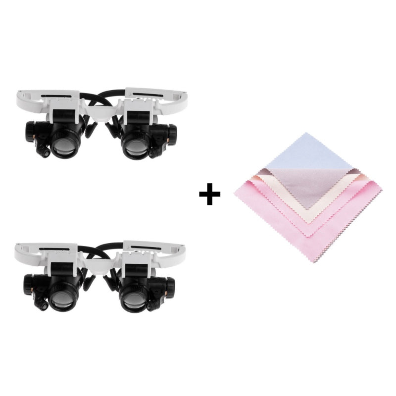 👓 48 % RABATT! 🔍 LED-forstørrelsesglass (8x 15x 23x) – Justerbar zoom, innebygd lys og lett og komfortabel ⚡