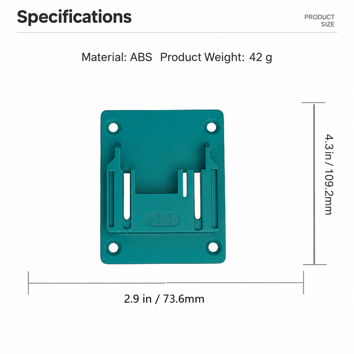 🎃Halloween-tilbud 50 % RABATT!🔥5-pakning veggfesteholdere for Makita 18V verktøy og batterier – Rydd opp arbeidsbenken din