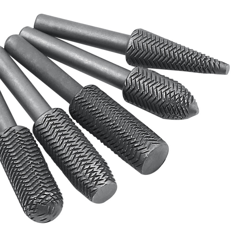 🔩 BEGRENSET TID 48 % RABATT! ✨ 5-delers roterende stålfilsett – Avgrading, sliping, slitesterk 🛠️