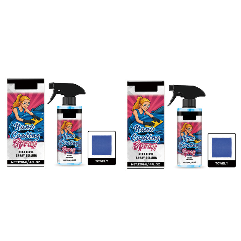 🔥Så lenge lageret rekker 48 % RABATT!🎉 Høyglanspoleringsspray – Langvarig UV-beskyttelse/vannavvisende, kompatibel med lakk, felger og glass.