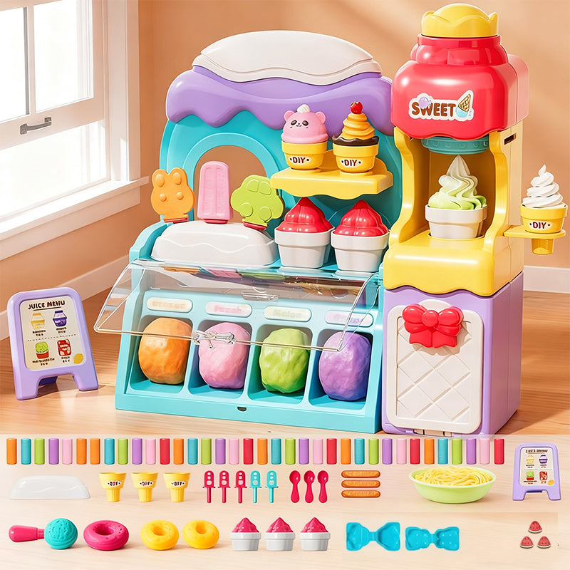 đJulekampanje 50 % rabattđŠâšăDIY iskrem-lekesett for barnăâš - Kreativt lekesett for barns rollespill og sensoriske ferdigheter, en ideell gave!đ