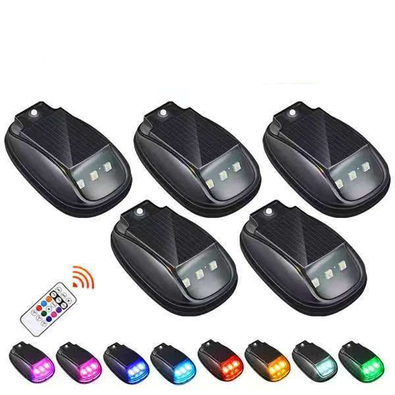 🔥Hot sale🔥Vanntett solcellelampe for biler med fjernkontroll