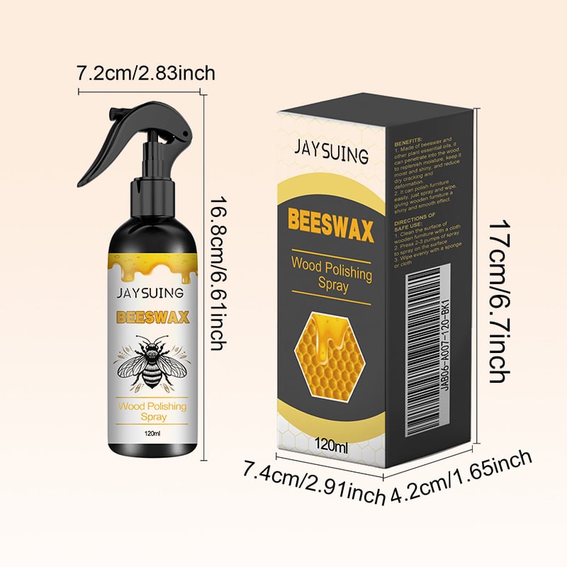 🔥Så lenge lageret rekker 48 % RABATT!🎉 Bivoks trepolerings- og restaureringsspray