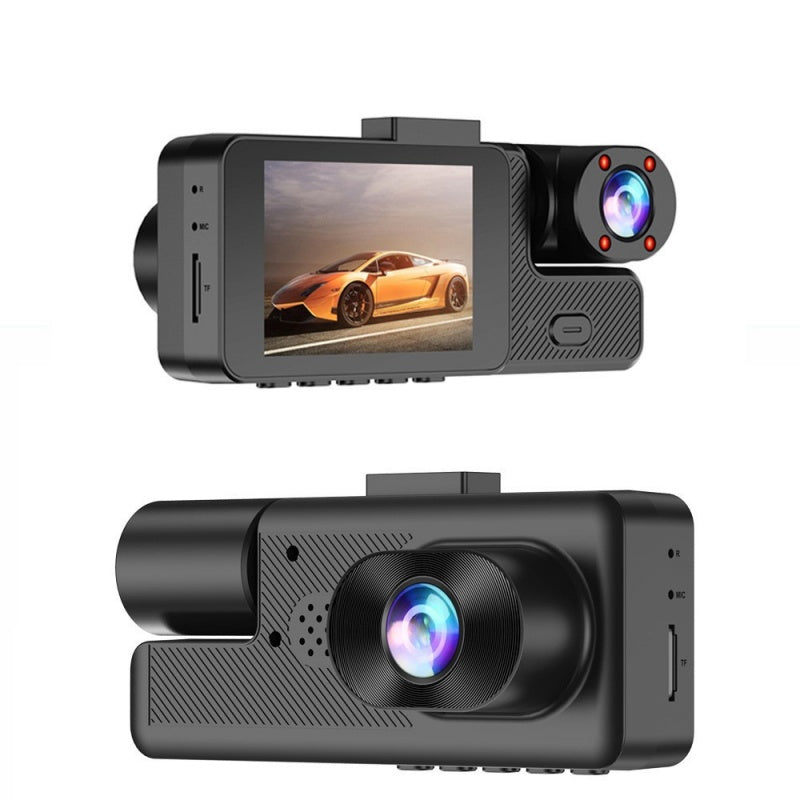 🔥 48 % rabatt 🚗 3-kanals Full HD 1080P dashbordkamera med Wi-Fi