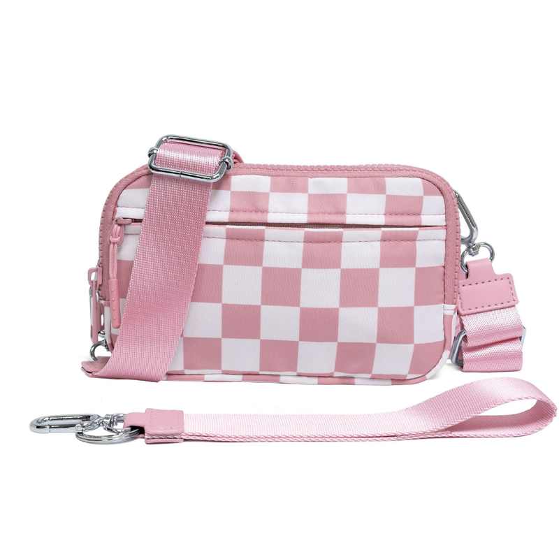 🌞Gjør våren frisk med 48 % rabatt!🎒 Unisex rutete belteveske – Allsidig å bruke som crossbody, belteveske eller håndveske