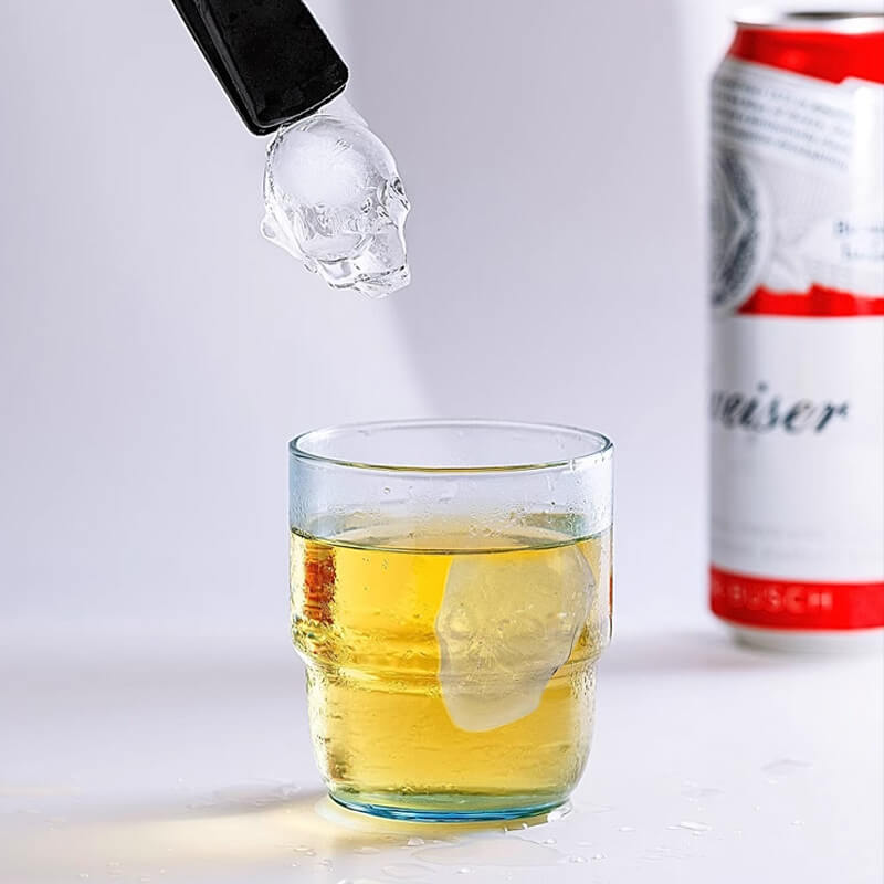 🥳2026 VARMT SALG🥳💞50 000+ SOLGT!💥💀🧊 48% RABATT! DIY silikon hodeskalle-isbitbrett – Kjempestor saktesmeltende hodeskalle til whisky, cocktails og mer. Matgodkjent, BPA-fri. Perfekt til Halloween og fester. 🎃✨