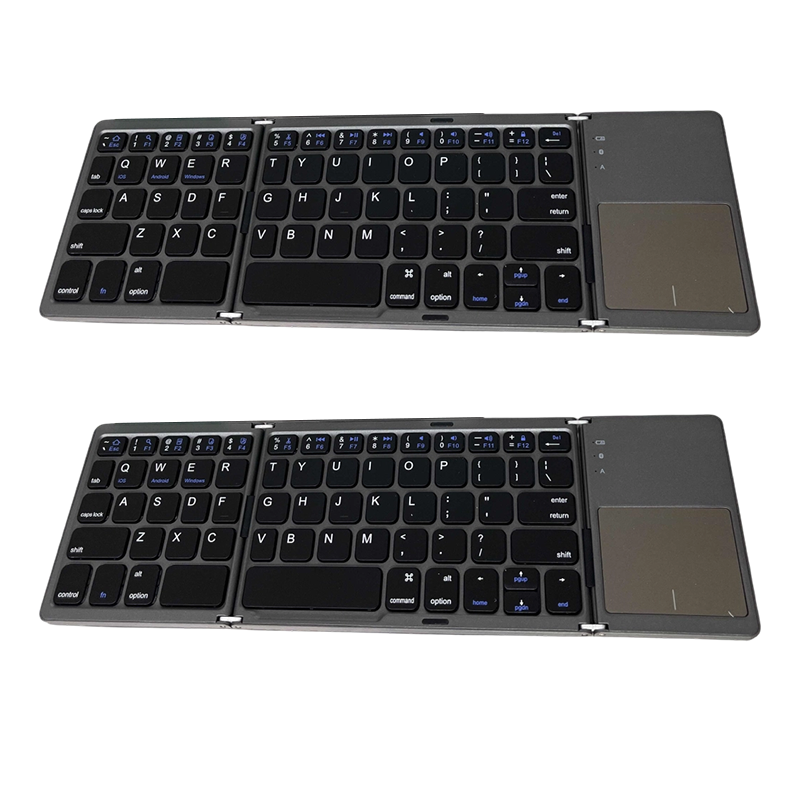 🔥48 % rabatt i en begrenset periode💥Sammenleggbart Bluetooth-tastatur med touchpad--⌨️Mer effektiv inntasting på kontoret✨