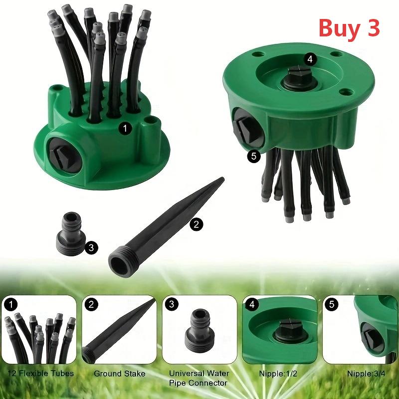 360° dekningsprinkler for presisjonshagevanning