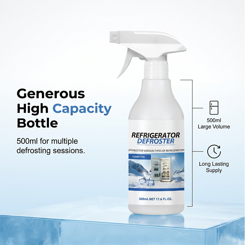 🥳2026 HOT SALG🥳💞50 000+ SOLGT!❄️💨 48% RABATT! Rask kjøleskapsavrimingspray – Øyeblikkelig frostsmelting, ingen skraping. Matsikker, enkel spray. Spar tid og energi. 🧊✨