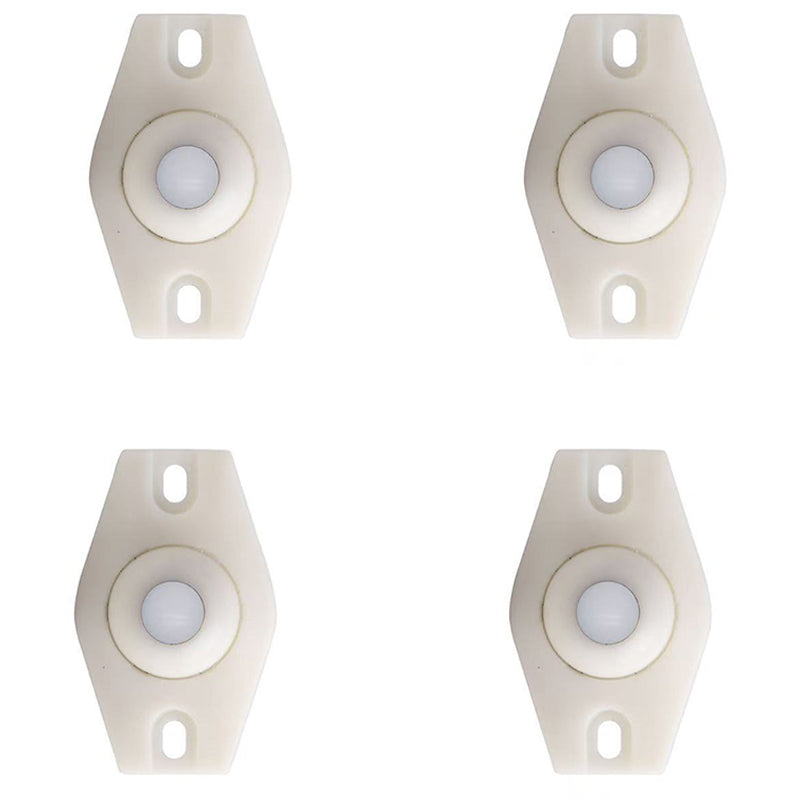 🔥 KJØP MER, SPAR MER! 🎁 Universelt 360° roterende selvklebende hjulsett ✨ Jevn 360° bevegelse for søppelbøtter, esker og møbler