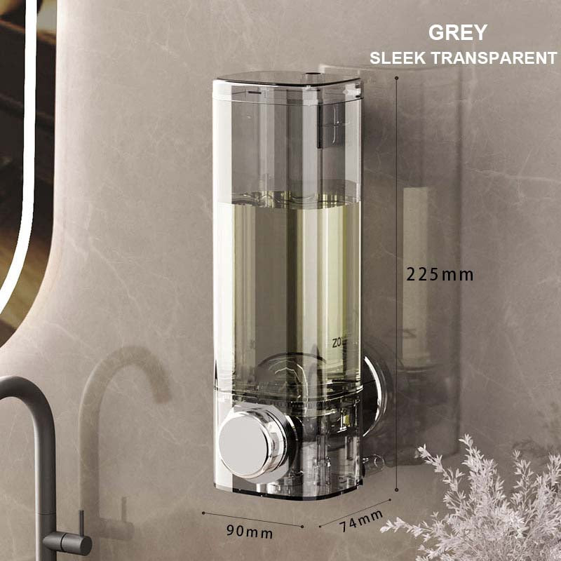 Universell veggmontert sugekopp-sjampodispenser