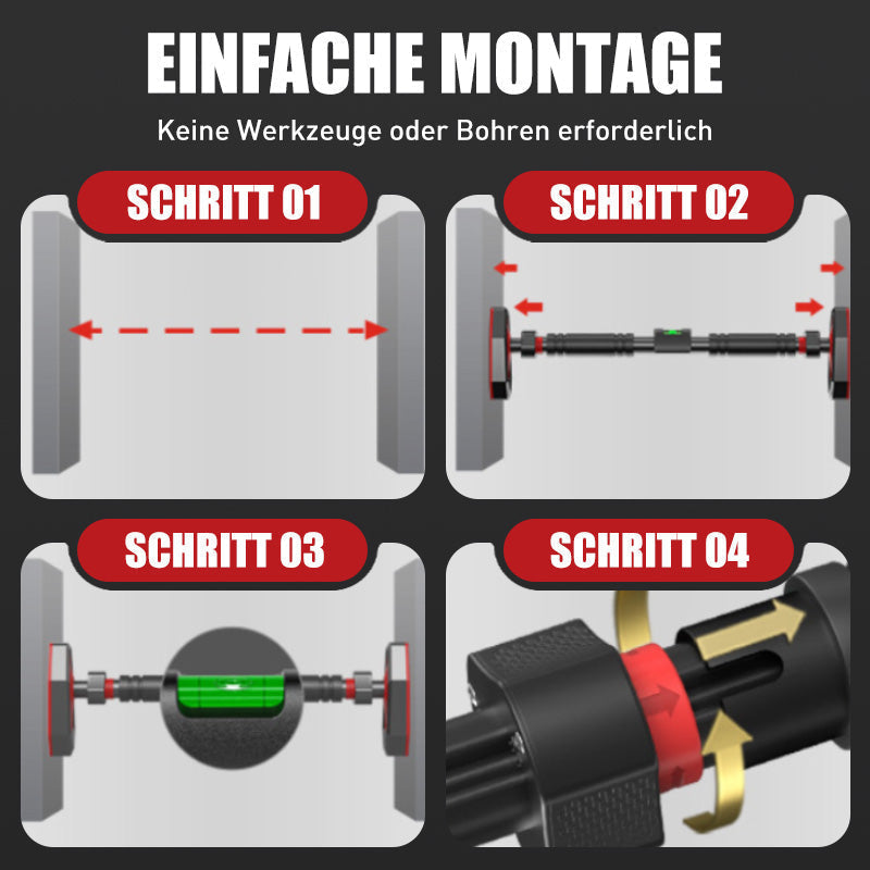 Klimmzugstange für Türrahmen