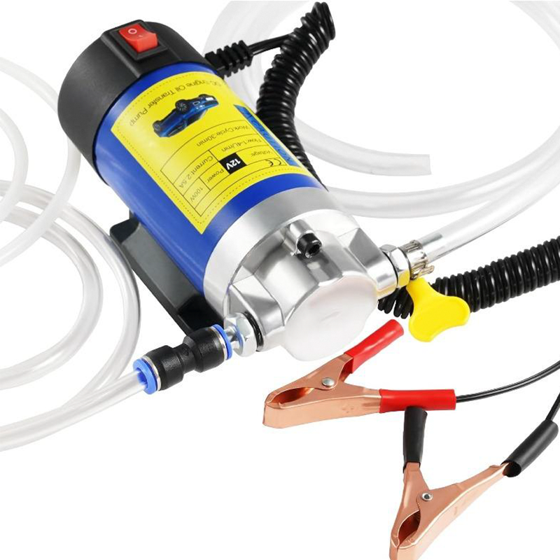 🛍️ 50 % rabatt – Bærbar 12 V-oljeavtappingspumpe for motor- og girkasseolje – med kobbermotor, inkl. slanger og oppbevaringsboks 🔧
