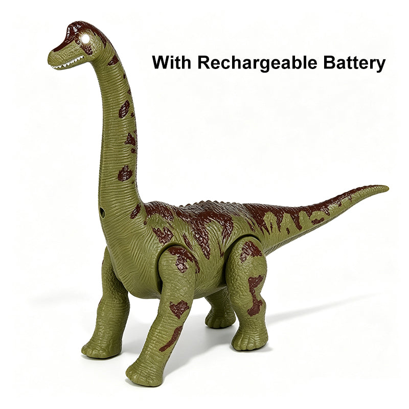 Elektrisk gående Brachiosaurus dinosaurleke