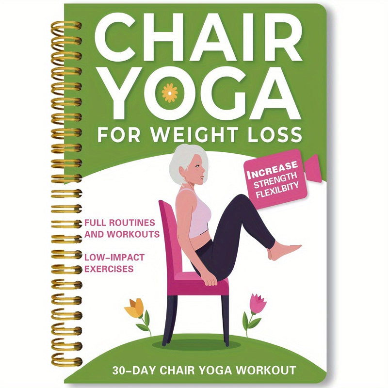 Stol Yoga Spiral Notatbok for Vekttap