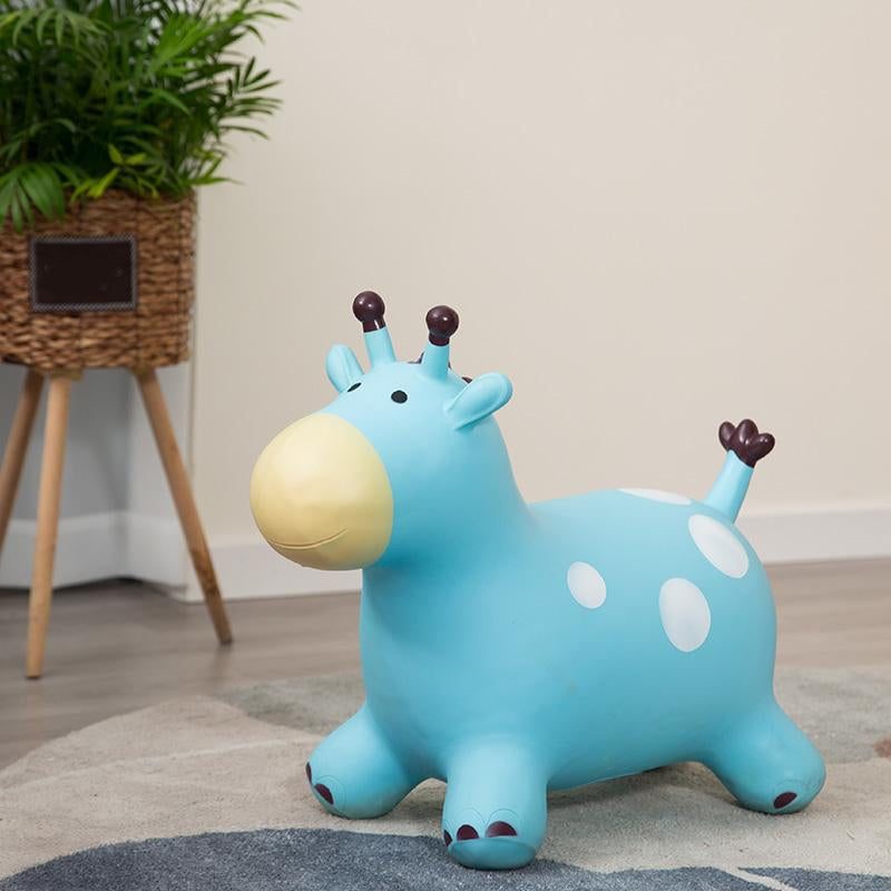 Søt hoppende giraffedyrhopper for barn