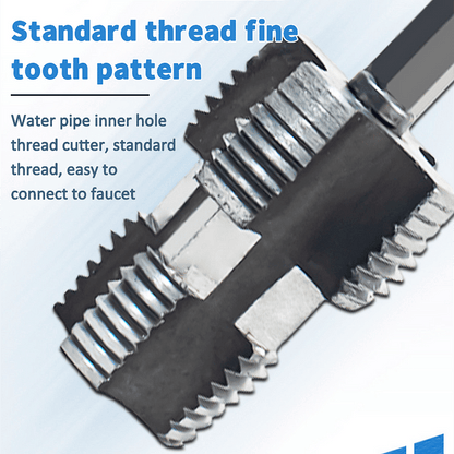 Elektrisk drillkompatibel PVC-rørgjengersett med forskjellige dysestørrelser