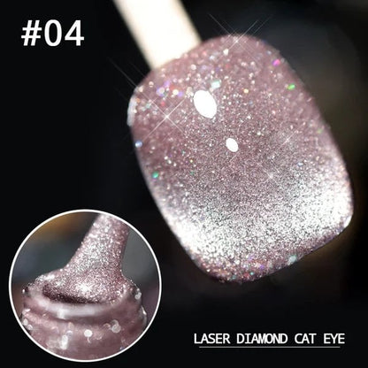 💅SISTE DAG MED 48 % RABATT💎Laser Diamond Cat Eye neglelakk💥Kjøp 1 få 1 gratis💥