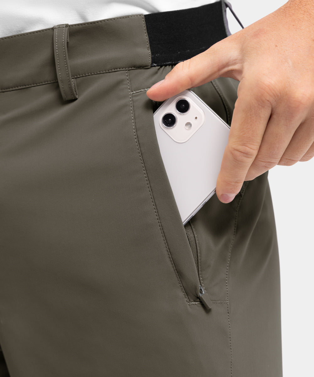 ⏳SISTE DAGS SALG 48 % RABATT!!📢Herre stretch, hurtigtørkende, fritidsgolfshorts til jobb