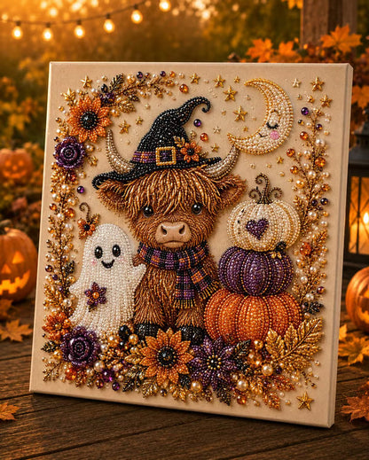 🔥Siste dag 48 % RABATT - 👻✨Halloween spøkelsesperlekunst DIY-sett