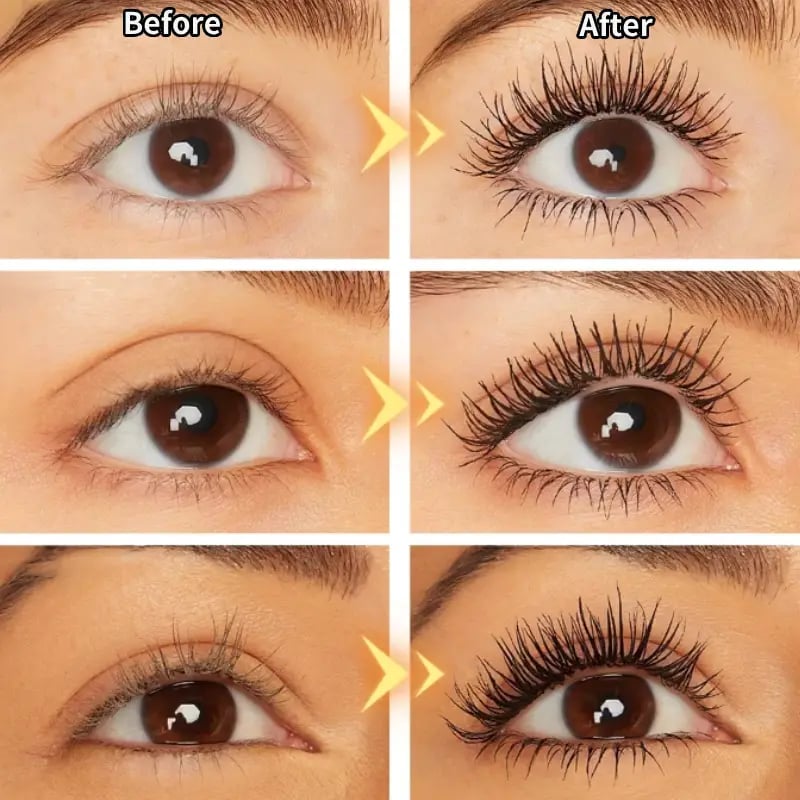 🔥Begrenset tilbud: Kjøp 2 få 1 gratis⚡Tubing Mascara i Svart og Brun, 2-pakking for øyevimpemakeup