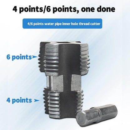 Elektrisk drillkompatibel PVC-rørgjengersett med forskjellige dysestørrelser