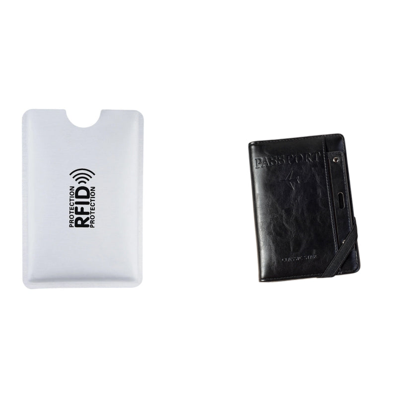 RFID-blokkerende ermer for kredittkort