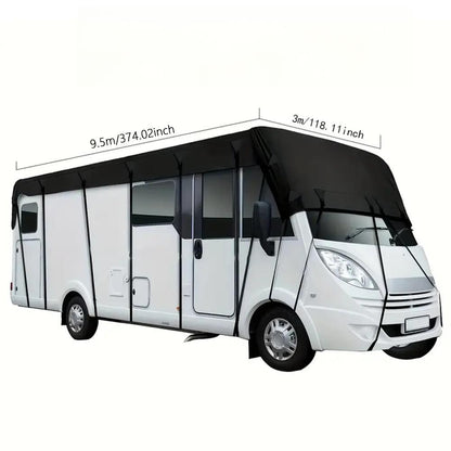 🎃Halloween-tilbud 50 % RABATT!🚐Taktrekk til campingvogn og bobil – 210D Oxford med sikre, justerbare stropper