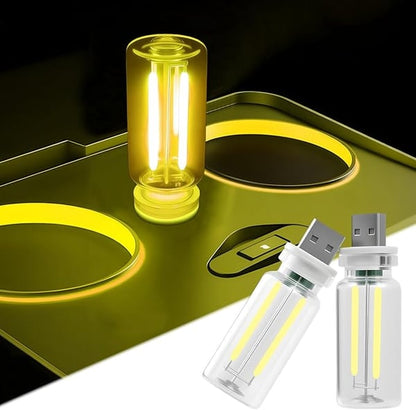 🎄🎅 Julekampanje ✨🕯️ Mild glød i håndflaten din – Berøringskontroll USB-nattlys med krukke 🕯️✨