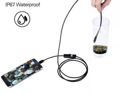 🔍 48 % RABATT! ✨ 3-I-1 ENDOSKOP - 2,0 MP HD med 6 LED-lys, IP67 vanntett, kompatibel med smarttelefoner for hjemmeinspeksjon og gjør-det-selv-prosjekter 📱🛠️