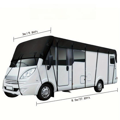 🎃Halloween-tilbud 50 % RABATT!🚐Taktrekk til campingvogn og bobil – 210D Oxford med sikre, justerbare stropper