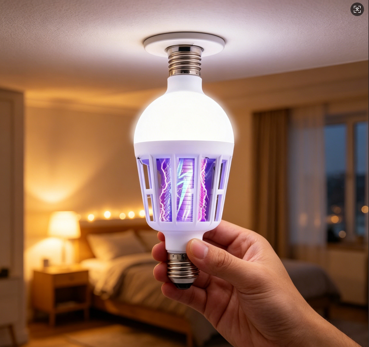 LED-myggpære – E27 skrusokkel, for innendørs/utendørs bruk
