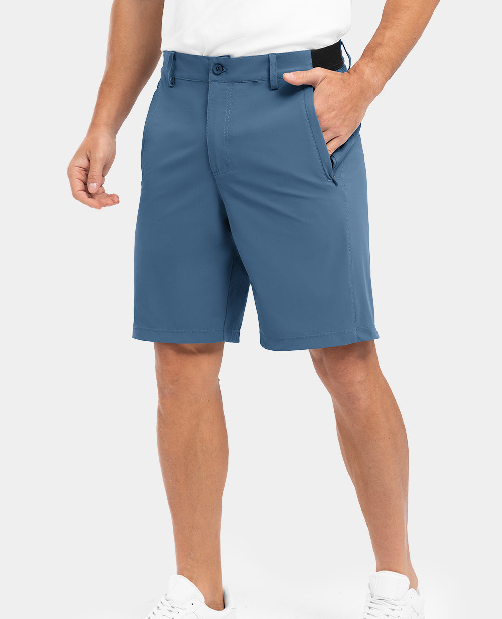 ⏳SISTE DAGS SALG 48 % RABATT!!📢Herre stretch, hurtigtørkende, fritidsgolfshorts til jobb