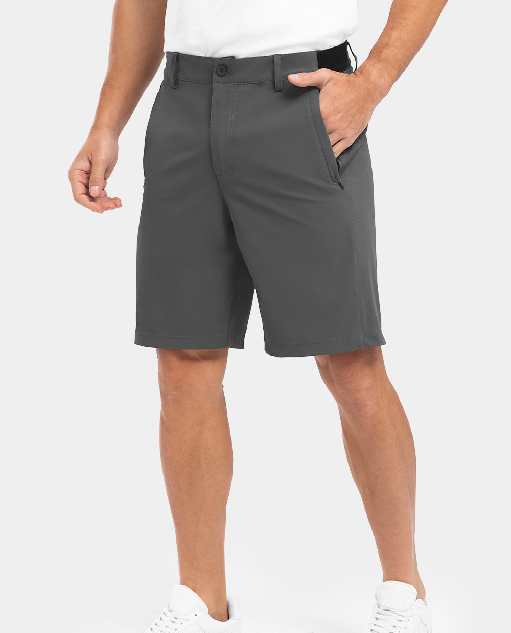 ⏳SISTE DAGS SALG 48 % RABATT!!📢Herre stretch, hurtigtørkende, fritidsgolfshorts til jobb