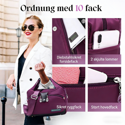 🔥Siste dag: 48% rabatt! ⏰👜Motehåndveske med tyverisikring🎁