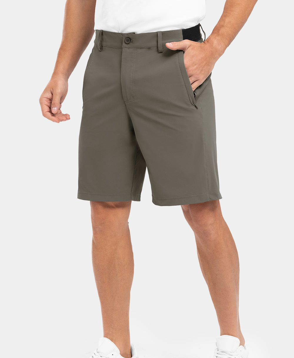 ⏳SISTE DAGS SALG 48 % RABATT!!📢Herre stretch, hurtigtørkende, fritidsgolfshorts til jobb