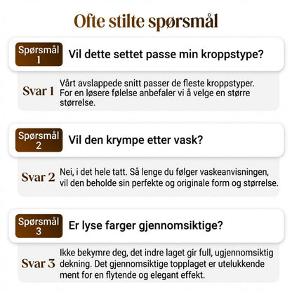 Flytende topp med kappeærmer og wrapbukser