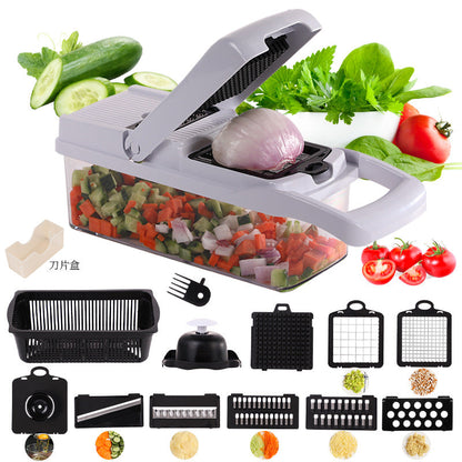 15 stk.-1 sett🧑‍🍳Multifunksjonell frukt- og grønnsaksskiver