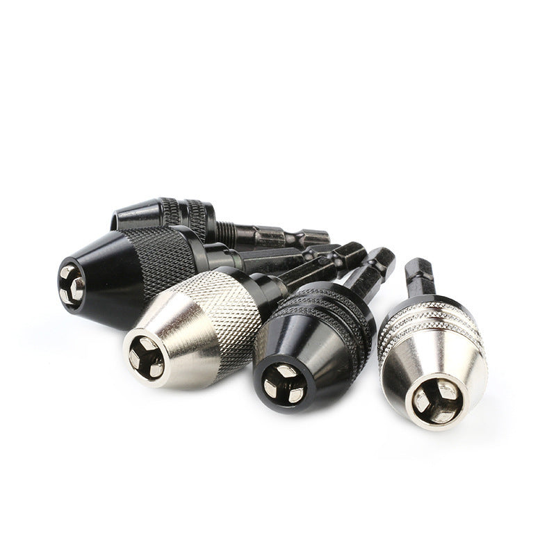 🔧 50 % RABATT NÅ! 3-kjevs chuck for elektriske skrutrekkere og driller – nøkkelfri, hurtigbytte og kompatibel med runde og sekskantede skaft – perfekt for hobby, renovering og presisjonsarbeid 🛠️✨