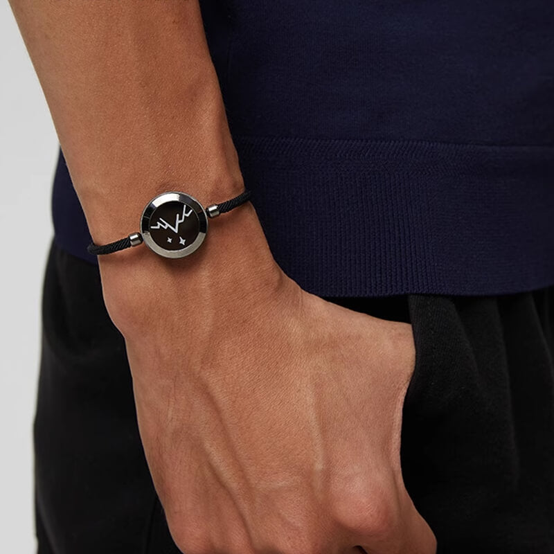 🎁💖 2 stk:  intelligente sensorarmenbånd for elskere – Kjærlighetsvibrasjon & Lysblink