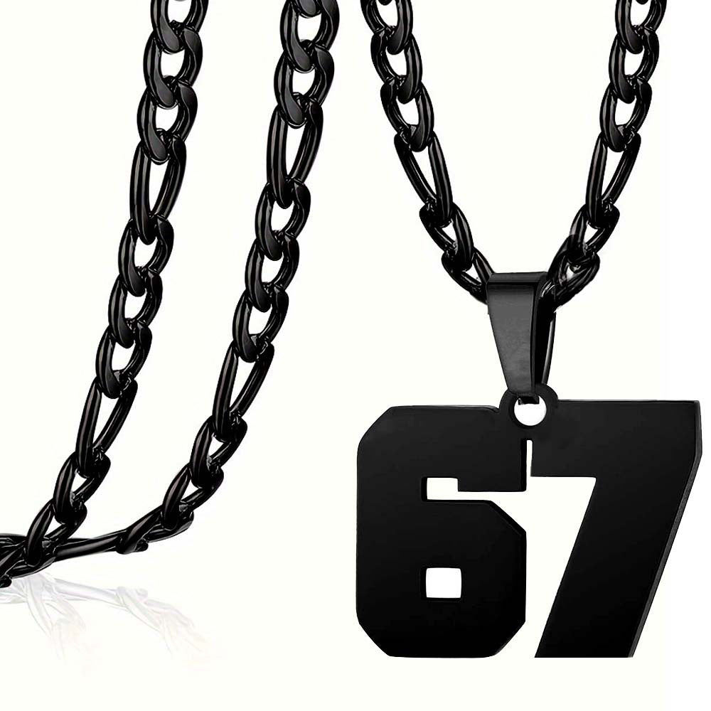 67 Number Pendant Necklace – Et statement-smykke for alle fashionistaer