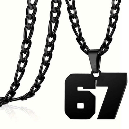 67 Number Pendant Necklace – Et statement-smykke for alle fashionistaer