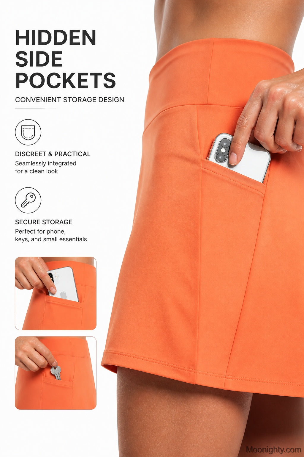 🌟🎁Anti-gnaging Active Skort – Supermyk og komfortabel🔥