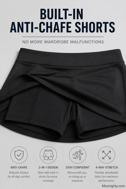🌟🎁Anti-gnaging Active Skort – Supermyk og komfortabel🔥