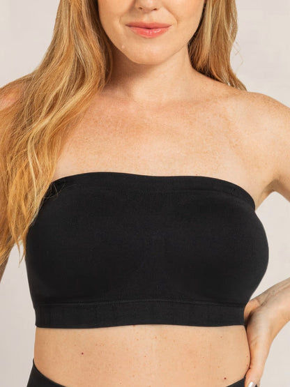 ⛱️🤩🔥Konverterbar stroppeløs bandeau-BH med trådløs komfort, sklisikkert grep og avtakbare stropper
