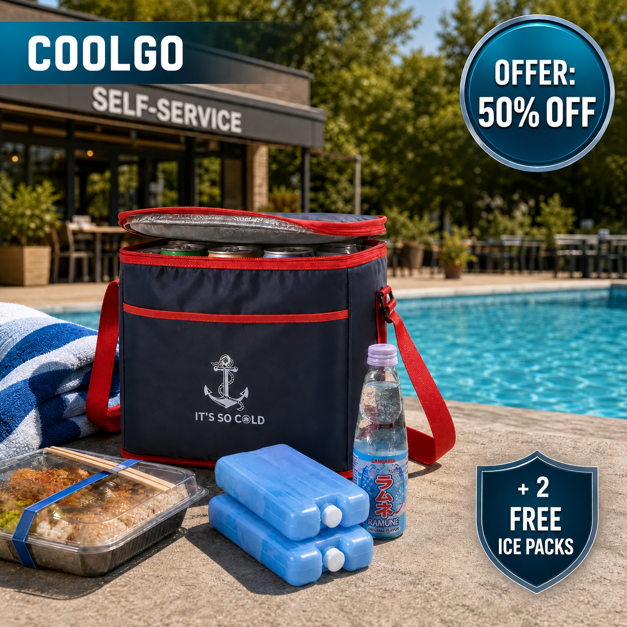 ❄️Sommerfrisk 48 % rabatt!🧊Isolert kjølebag som varer hele dagen – Tilgjengelig i 6 l, 11,5 l og 20 l
