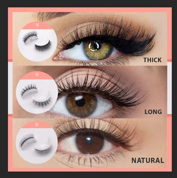 👁️ Luksuriøse Falske Vipper – 3D Silikon & Naturlig Look! ✨ Enkle Å Påføre – Perfekt for Dagbruk & Fest. 🌿 Gjenbrukbare & Skånsomme – Kjøp 3 for 10% Ekstra Rabatt! 💄