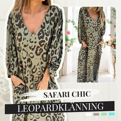 💖"Bestselger - 48 % rabatt umiddelbart!" - Safari Chic Leopardkjole🔥
