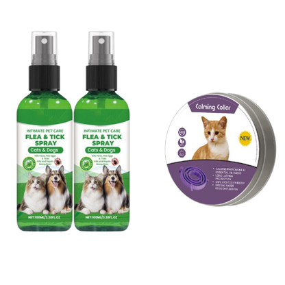 🍃Naturlig loppe- og flåttspray for hunder og katter🐾 Hold ditt kjære kjæledyr fritt for skadedyr
